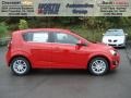 2013 Victory Red Chevrolet Sonic LT Hatch  photo #1