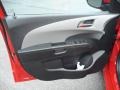 Jet Black/Dark Titanium 2013 Chevrolet Sonic LT Hatch Door Panel