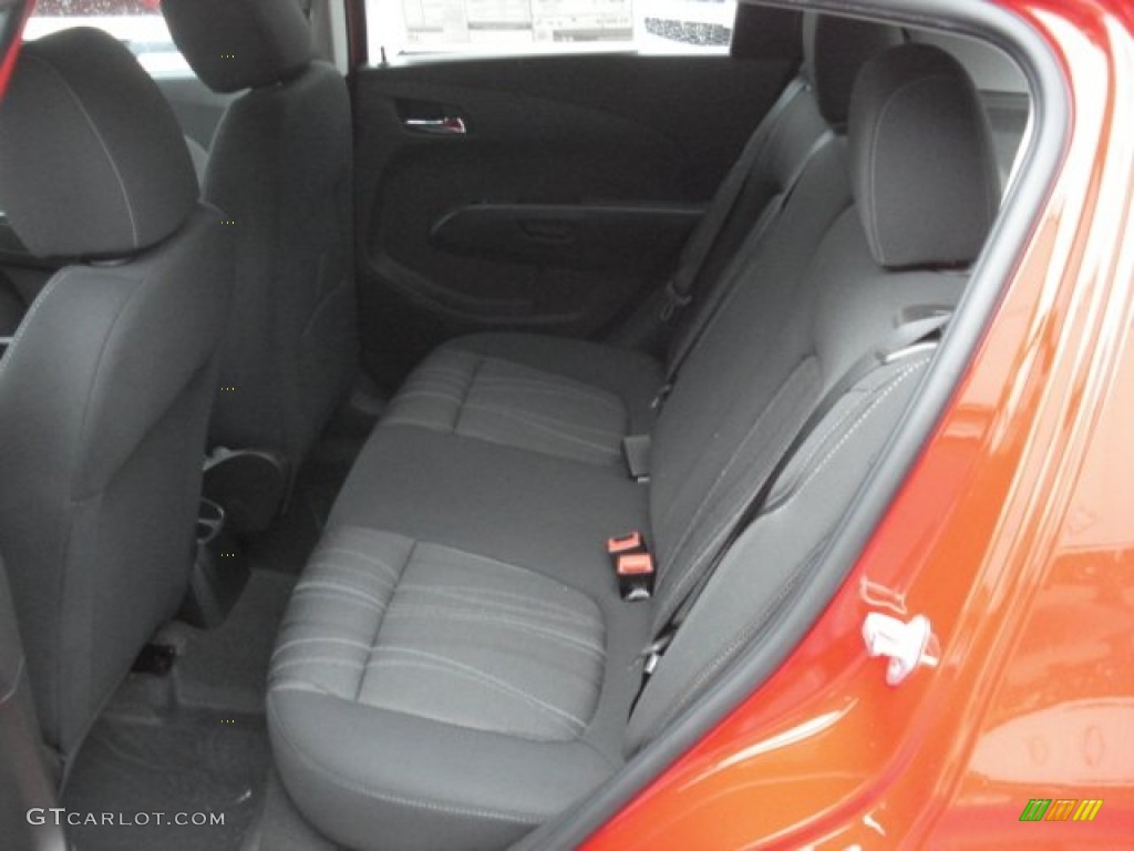 Jet Black/Dark Titanium Interior 2013 Chevrolet Sonic LT Hatch Photo #71425798