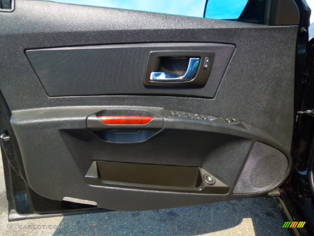 2007 Cadillac CTS Sport Sedan Ebony Door Panel Photo #71425837
