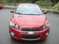 2013 Crystal Red Tintcoat Chevrolet Sonic LT Hatch  photo #3