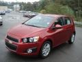 2013 Crystal Red Tintcoat Chevrolet Sonic LT Hatch  photo #4