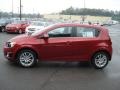 2013 Crystal Red Tintcoat Chevrolet Sonic LT Hatch  photo #5