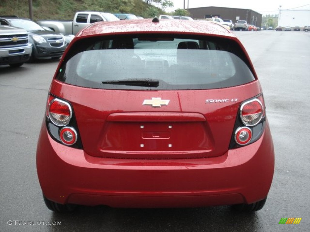 Crystal Red Tintcoat 2013 Chevrolet Sonic LT Hatch Exterior Photo #71425918