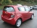 2013 Crystal Red Tintcoat Chevrolet Sonic LT Hatch  photo #8