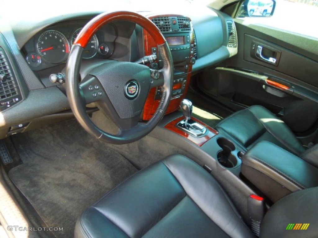 Ebony Interior 2007 Cadillac CTS Sport Sedan Photo #71425990