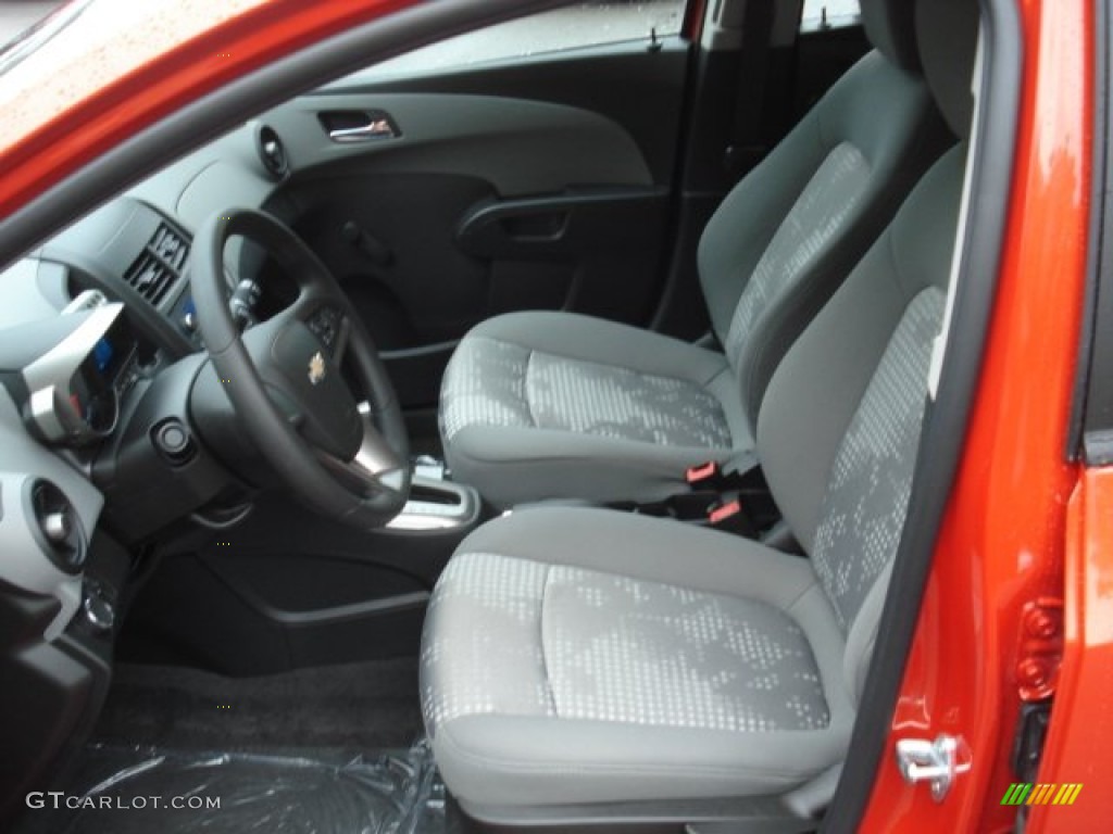 Jet Black/Dark Titanium Interior 2013 Chevrolet Sonic LS Hatch Photo #71426113