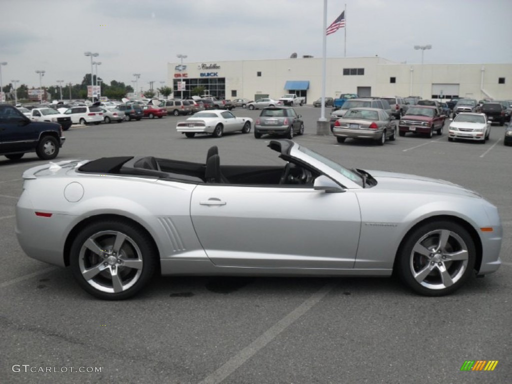 Silver Ice Metallic 2011 Chevrolet Camaro SS/RS Convertible Exterior Photo #71426224