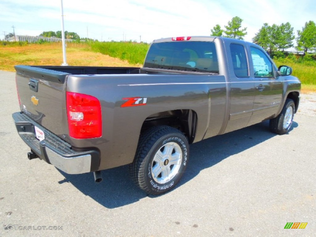 2013 Silverado 1500 LT Extended Cab - Mocha Steel Metallic / Light Cashmere/Dark Cashmere photo #6