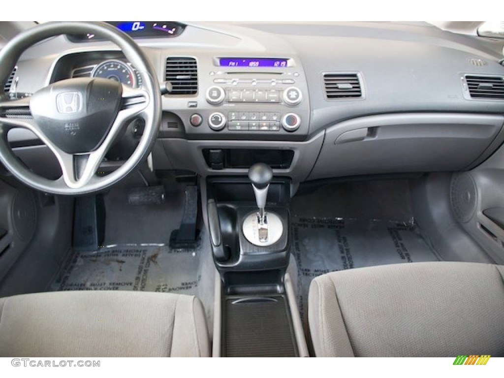2009 Honda Civic DX-VP Sedan Gray Dashboard Photo #71426677