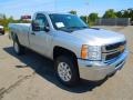 Silver Ice Metallic - Silverado 2500HD Work Truck Regular Cab 4x4 Photo No. 2
