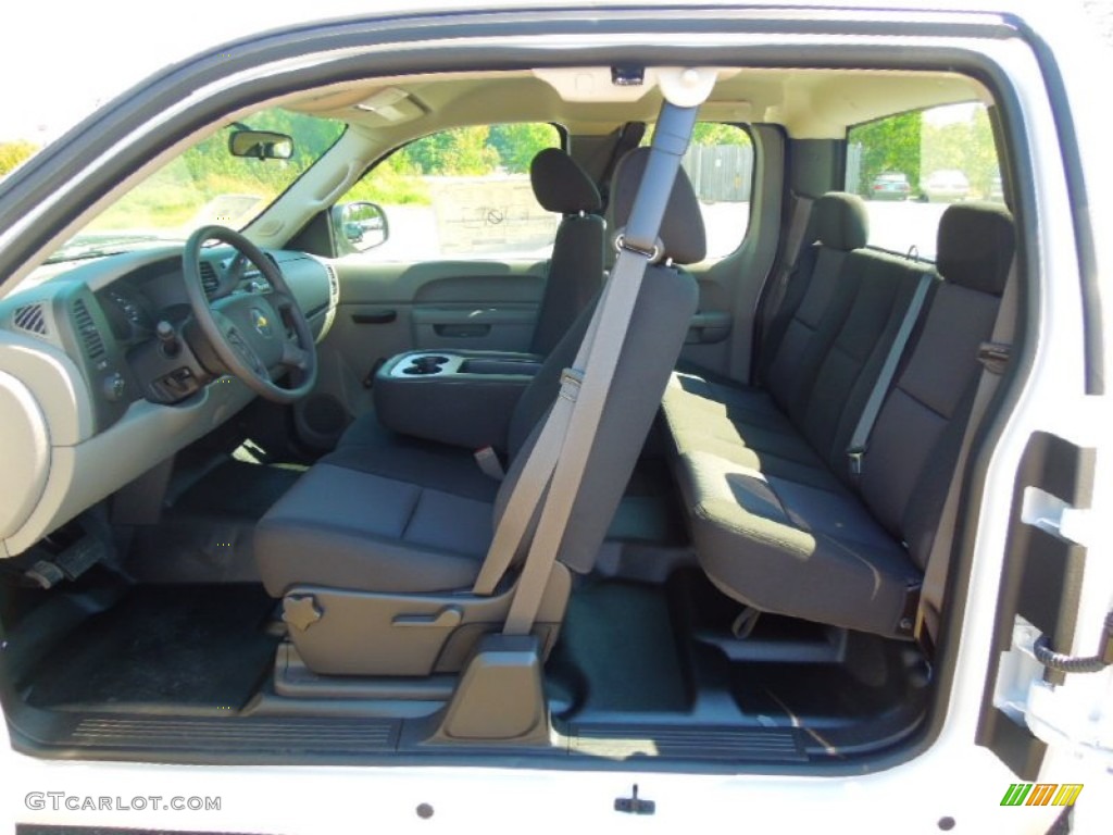 2013 Silverado 1500 Work Truck Extended Cab - Summit White / Dark Titanium photo #14