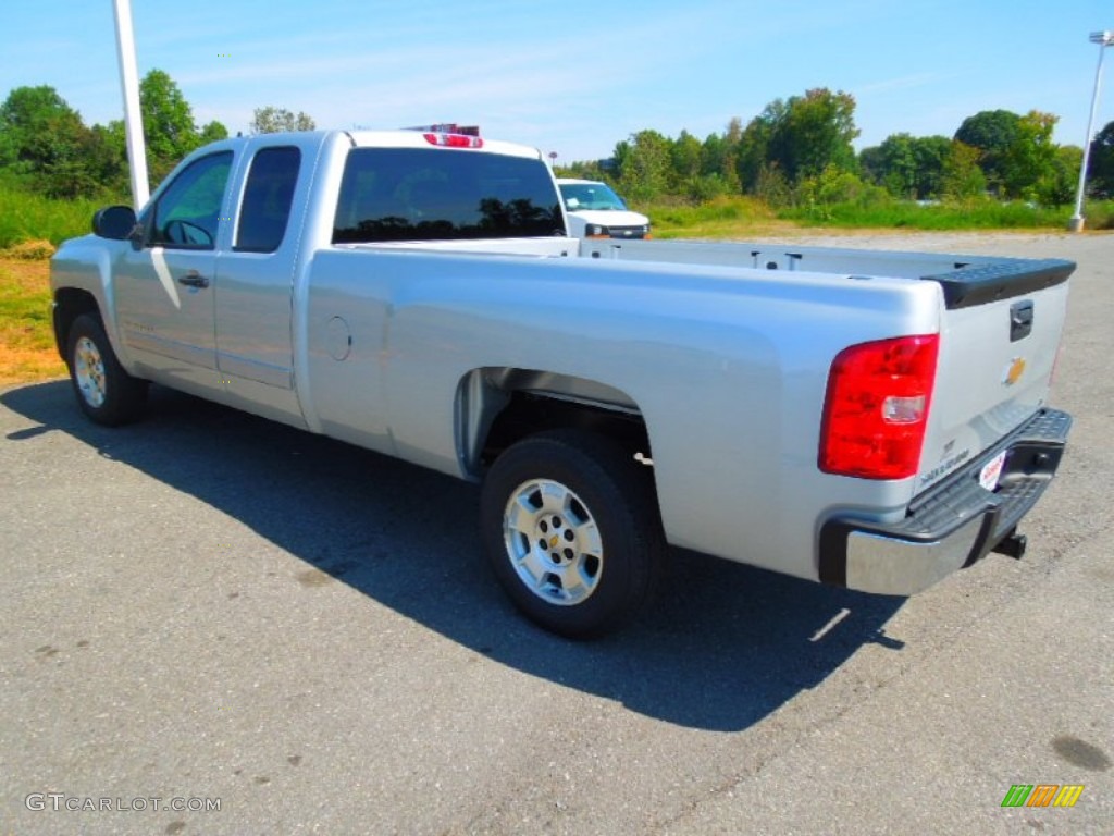 2013 Silverado 1500 LT Extended Cab - Silver Ice Metallic / Ebony photo #5