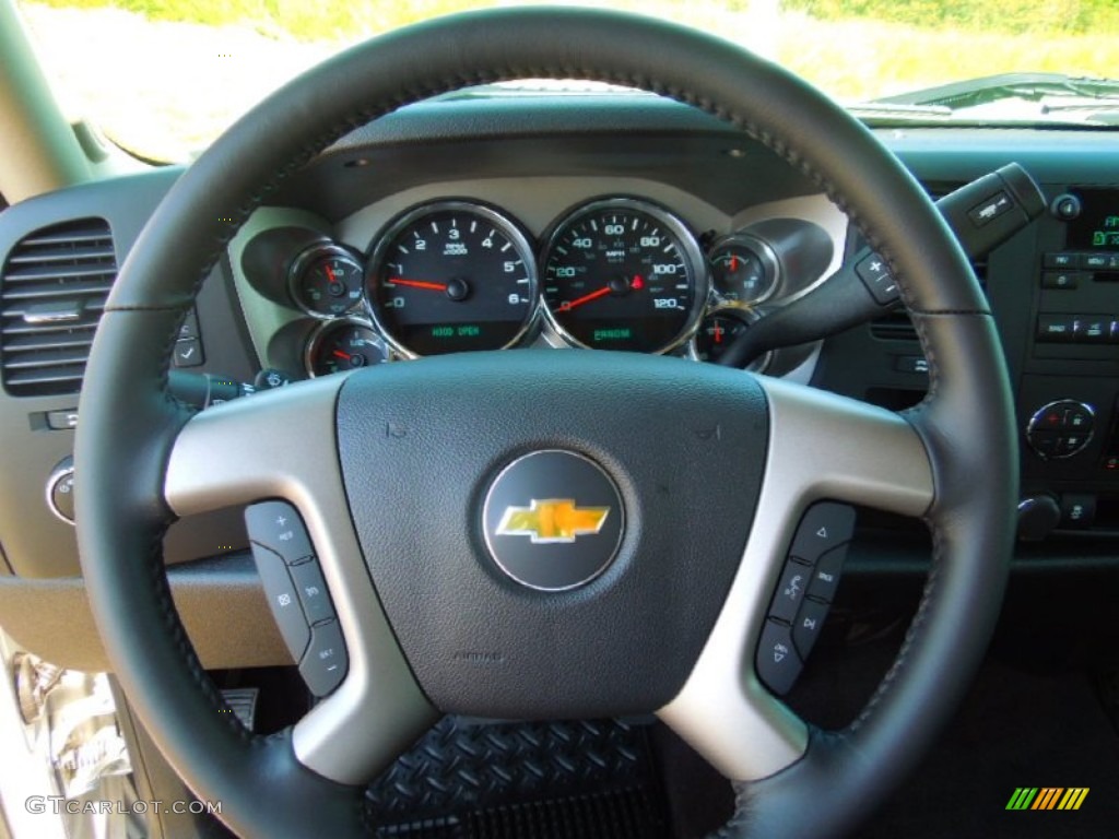 2013 Silverado 1500 LT Extended Cab - Silver Ice Metallic / Ebony photo #12