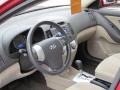 Beige 2008 Hyundai Elantra GLS Sedan Dashboard