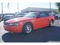 2004 Competition Orange Ford Mustang V6 Convertible  photo #6