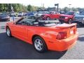 2004 Competition Orange Ford Mustang V6 Convertible  photo #14