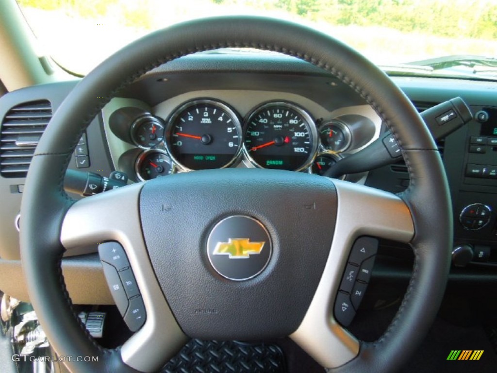 2013 Silverado 1500 LT Extended Cab 4x4 - Blue Granite Metallic / Ebony photo #13