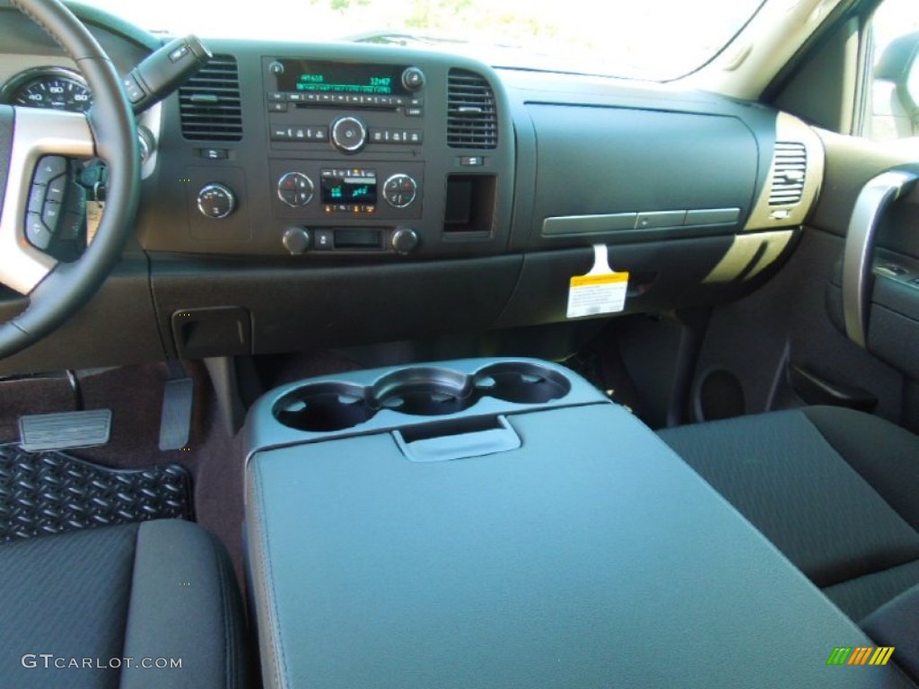 2013 Silverado 1500 LT Extended Cab 4x4 - Blue Granite Metallic / Ebony photo #18