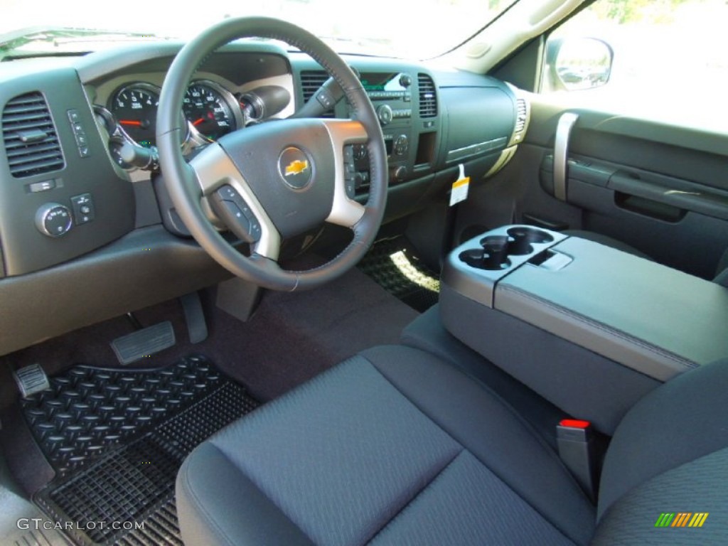 2013 Silverado 1500 LT Extended Cab 4x4 - Blue Granite Metallic / Ebony photo #26