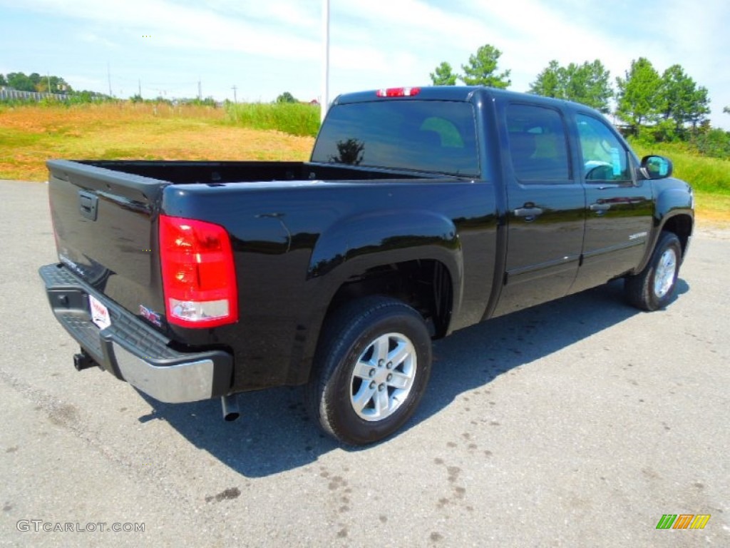 2012 Sierra 1500 SLE Crew Cab - Onyx Black / Ebony photo #6