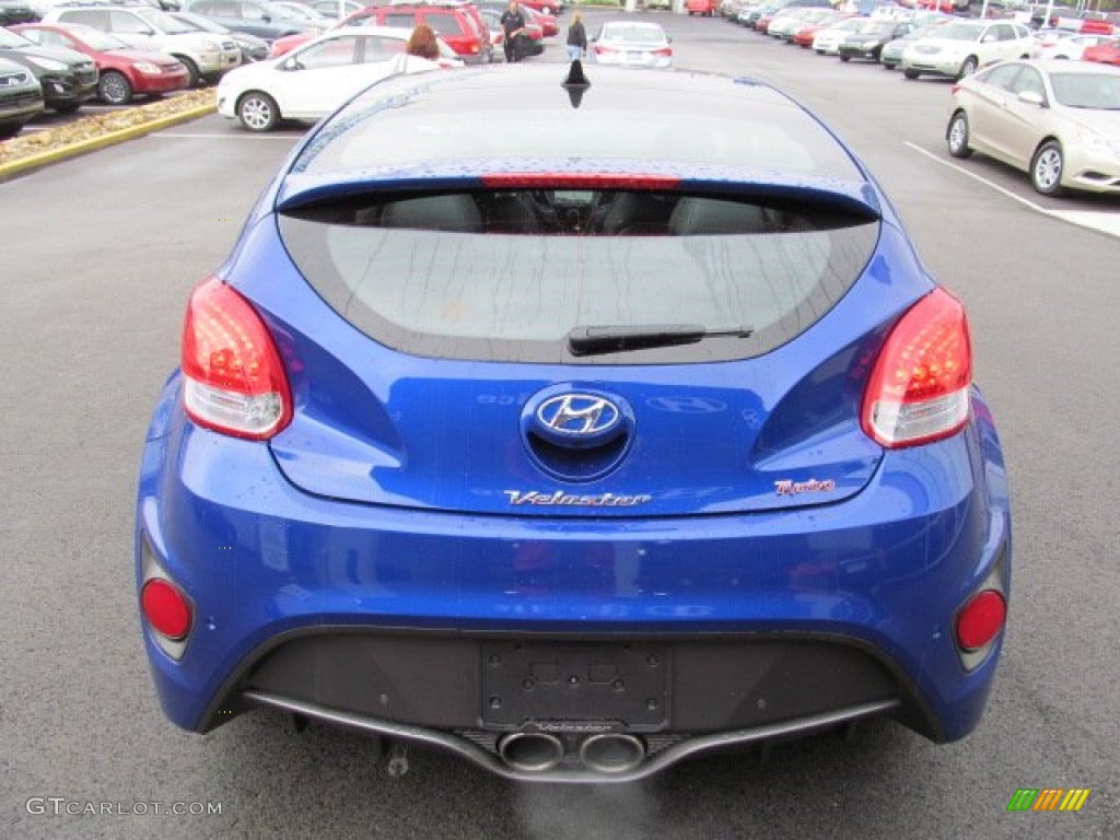 Marathon Blue 2013 Hyundai Veloster Turbo Exterior Photo #71428436