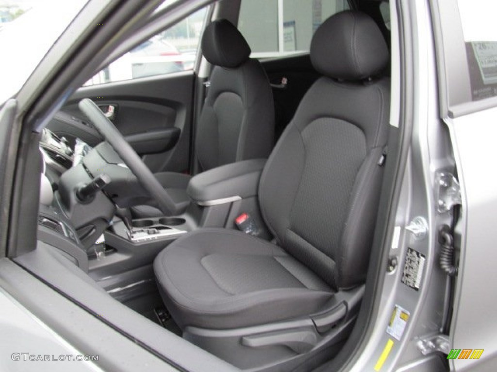 Black Interior 2013 Hyundai Tucson GL Photo #71428724