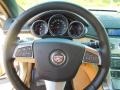 Cashmere/Cocoa 2013 Cadillac CTS Coupe Steering Wheel