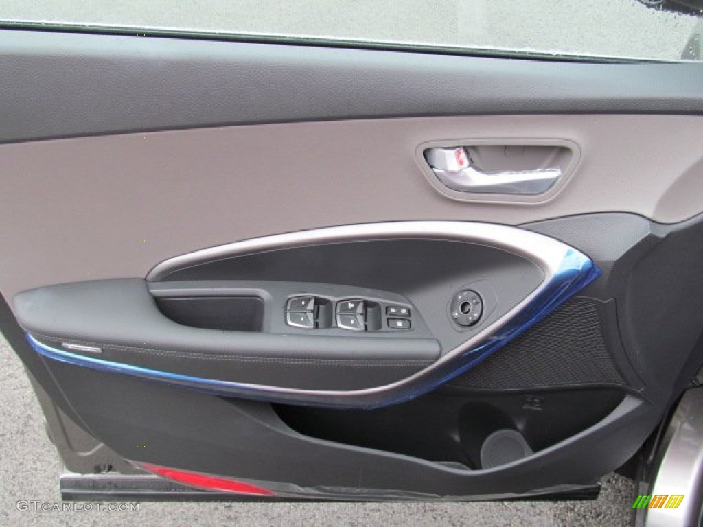 2013 Hyundai Santa Fe Sport Gray Door Panel Photo #71429090