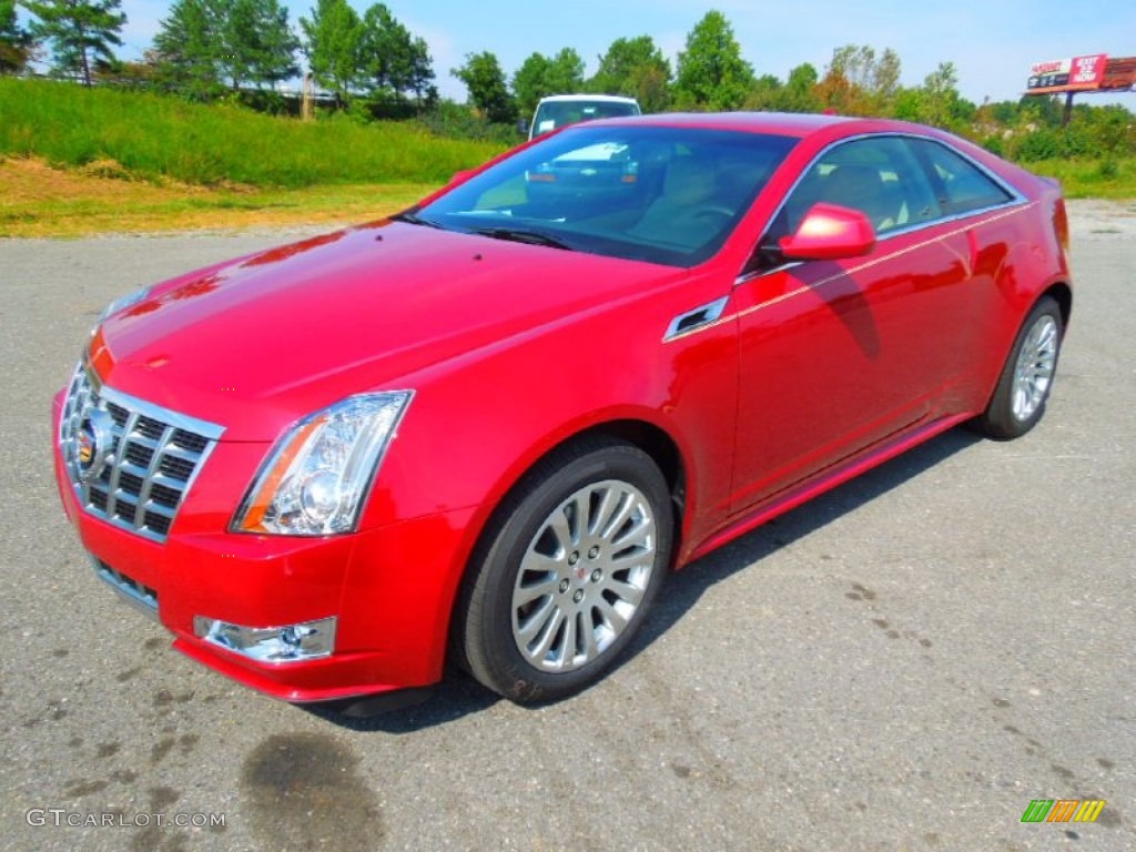 Crystal Red Tintcoat 2013 Cadillac CTS Coupe Exterior Photo #71429144