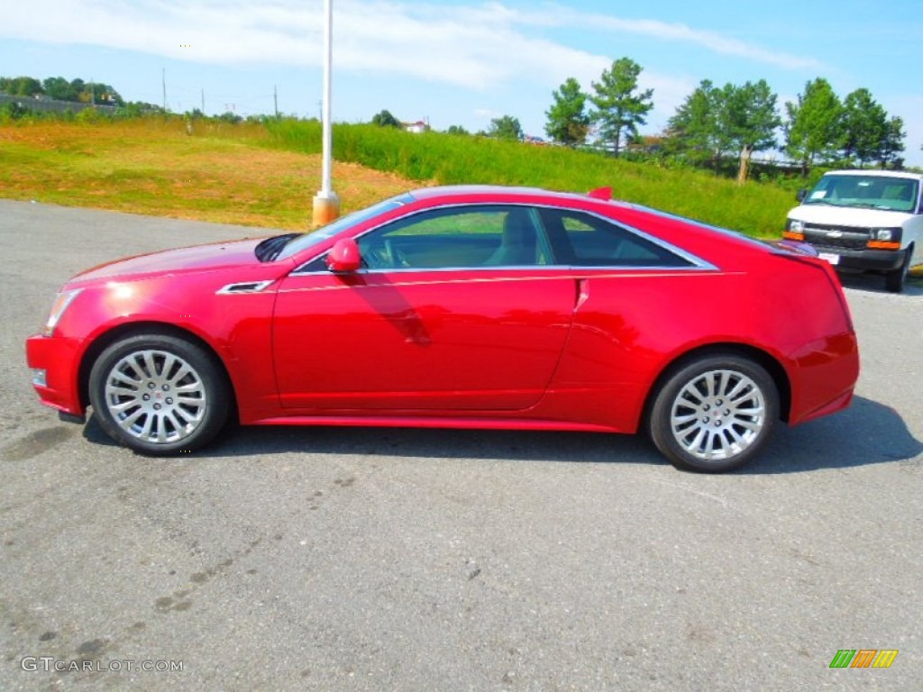 Crystal Red Tintcoat 2013 Cadillac CTS Coupe Exterior Photo #71429174