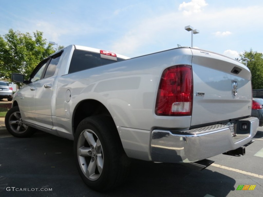 2009 Ram 1500 SLT Quad Cab - Bright Silver Metallic / Dark Slate/Medium Graystone photo #2