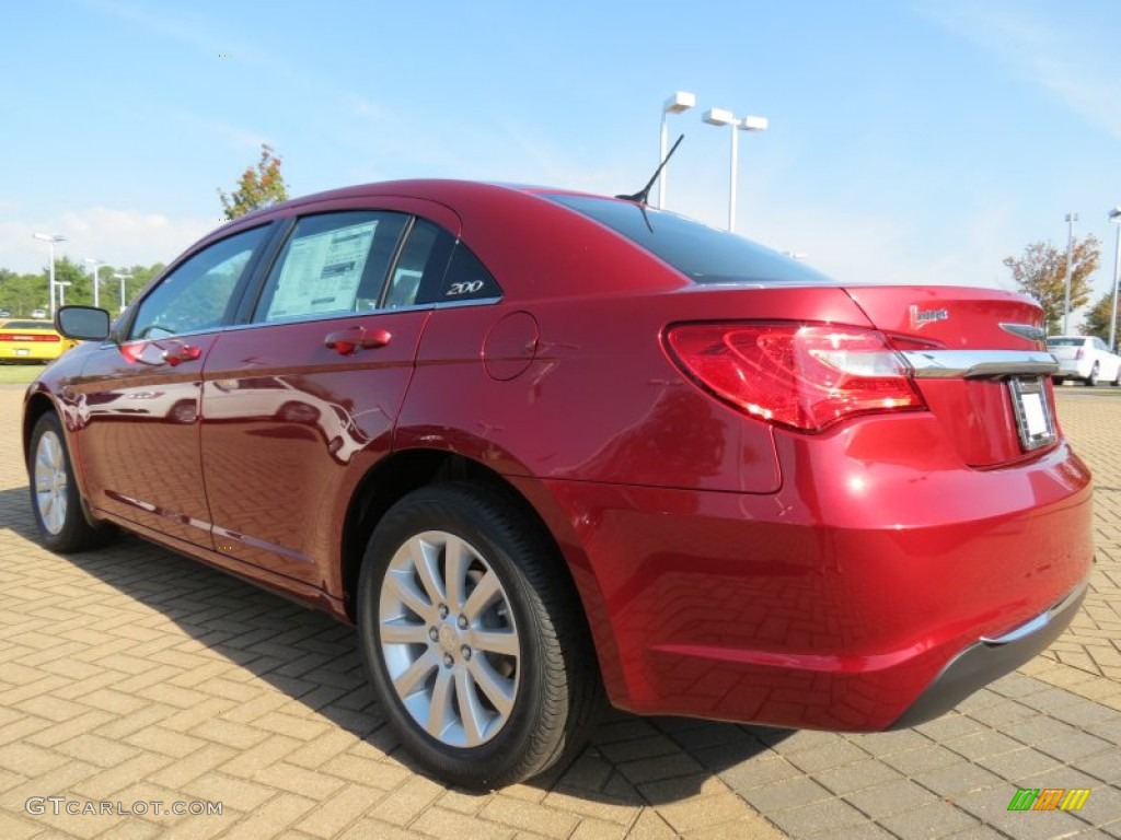 Deep Cherry Red Crystal Pearl 2013 Chrysler 200 Touring Sedan Exterior Photo #71429855