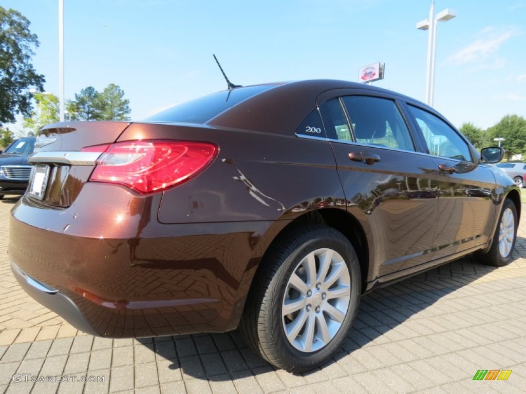 Deep Auburn Pearl 2013 Chrysler 200 Touring Sedan Exterior Photo #71430182