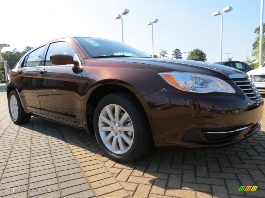 Deep Auburn Pearl 2013 Chrysler 200 Touring Sedan Exterior Photo #71430191