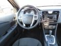 Black 2013 Chrysler 200 Touring Sedan Dashboard