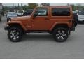 2011 Mango Tango Pearl Jeep Wrangler Sahara 4x4  photo #2