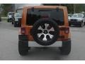 2011 Mango Tango Pearl Jeep Wrangler Sahara 4x4  photo #4