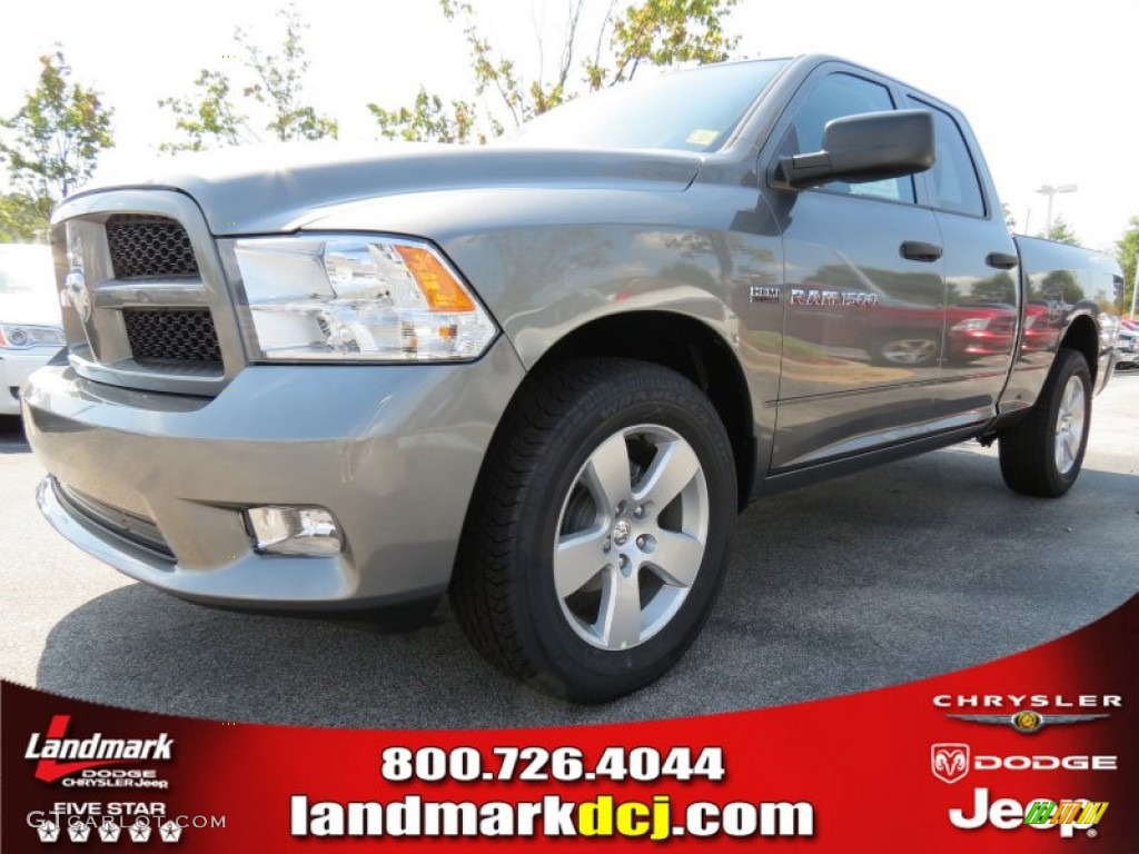 2012 Ram 1500 Express Quad Cab - Mineral Gray Metallic / Dark Slate Gray/Medium Graystone photo #1