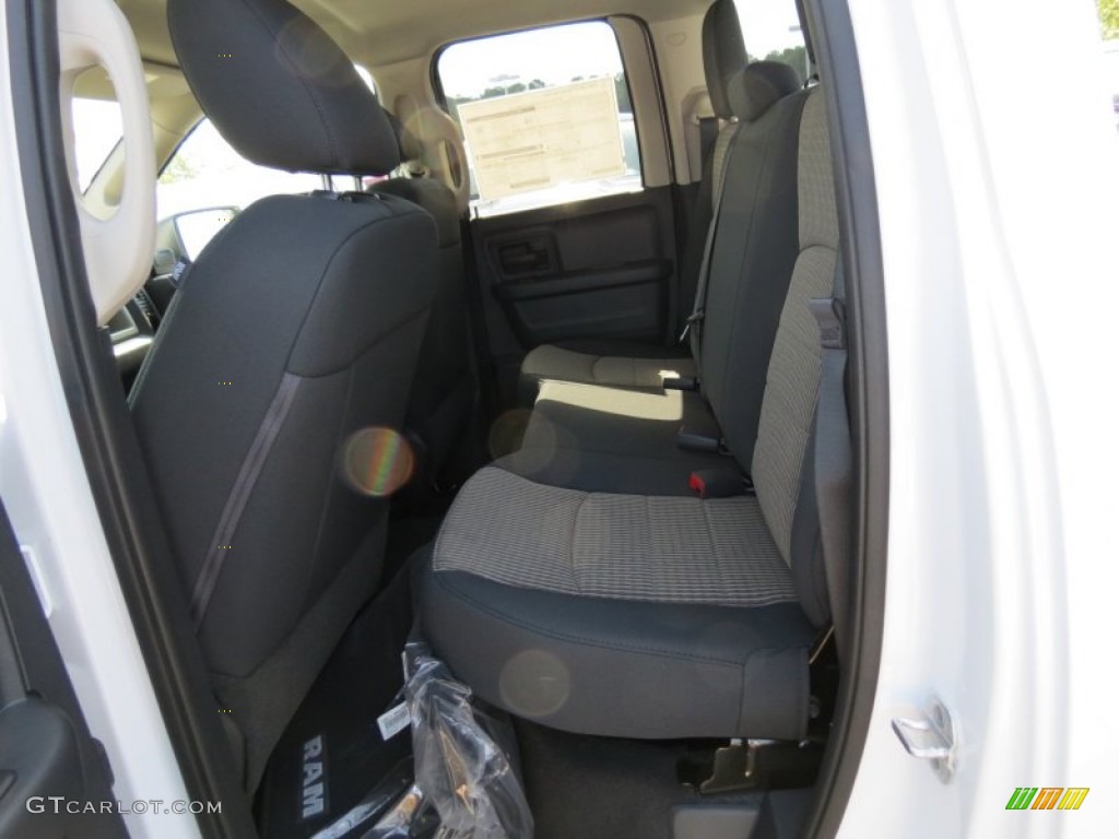 2012 Ram 1500 Express Quad Cab - Bright White / Dark Slate Gray/Medium Graystone photo #8