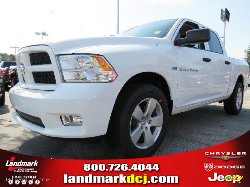 Bright White Dodge Ram 1500