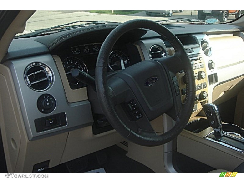 2011 F150 Lariat SuperCrew 4x4 - Golden Bronze Metallic / Pale Adobe photo #27