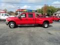 2002 Red Ford F350 Super Duty Lariat Crew Cab 4x4 Dually  photo #1