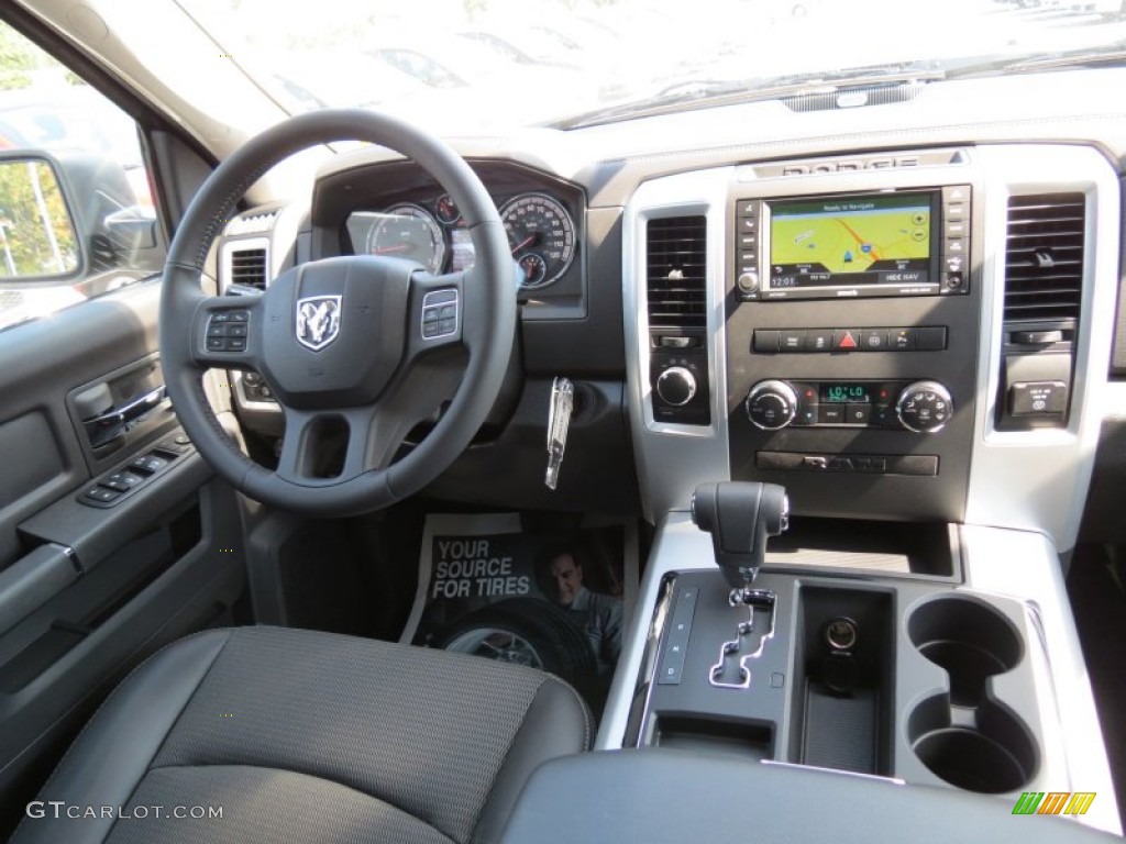 2012 Ram 1500 Sport Crew Cab 4x4 - Black / Dark Slate Gray photo #10