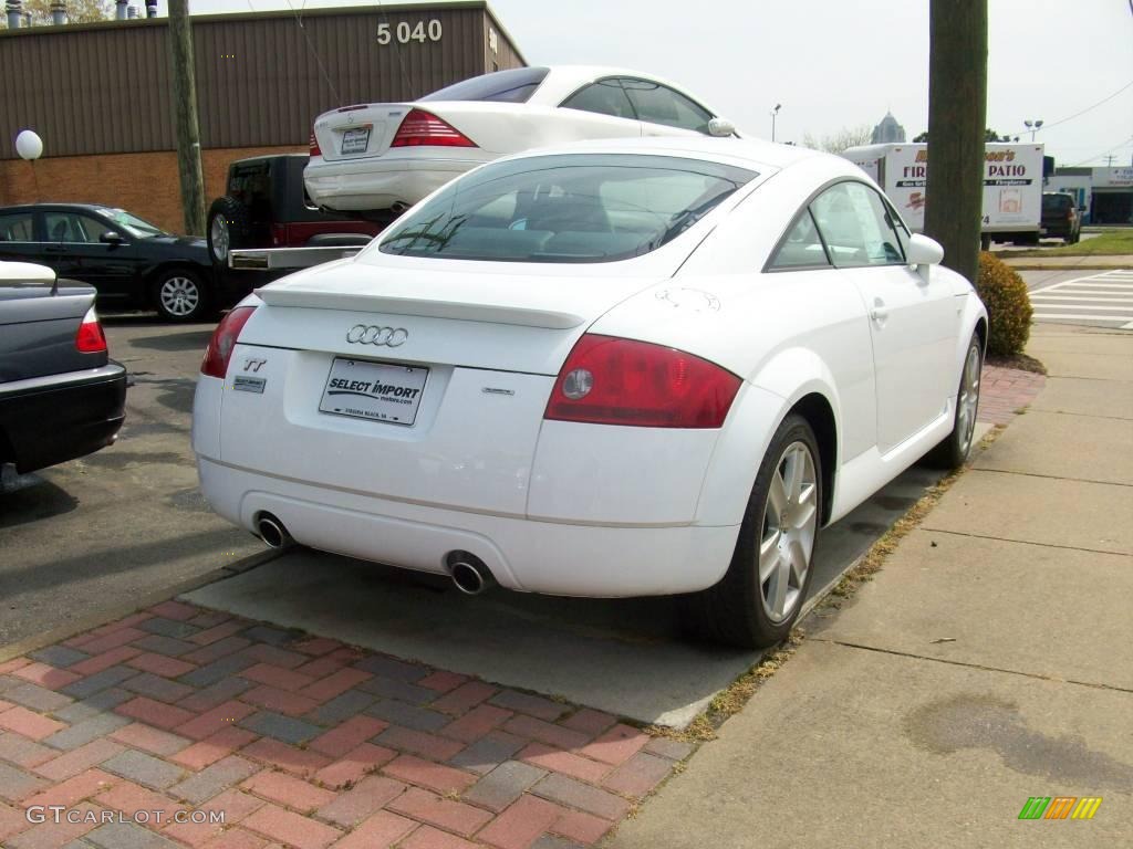 2003 TT 1.8T quattro Coupe - Brilliant White / Aviator Gray photo #9