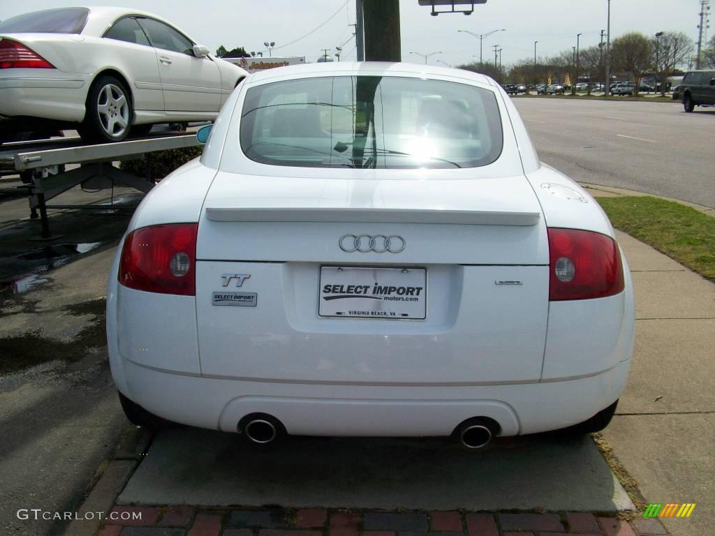 2003 TT 1.8T quattro Coupe - Brilliant White / Aviator Gray photo #10