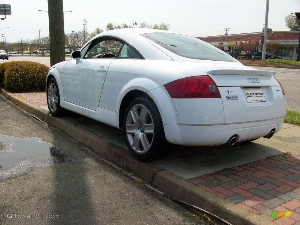 2003 TT 1.8T quattro Coupe - Brilliant White / Aviator Gray photo #12