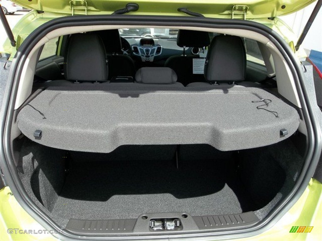 2013 Fiesta SE Hatchback - Lime Squeeze / Charcoal Black photo #20