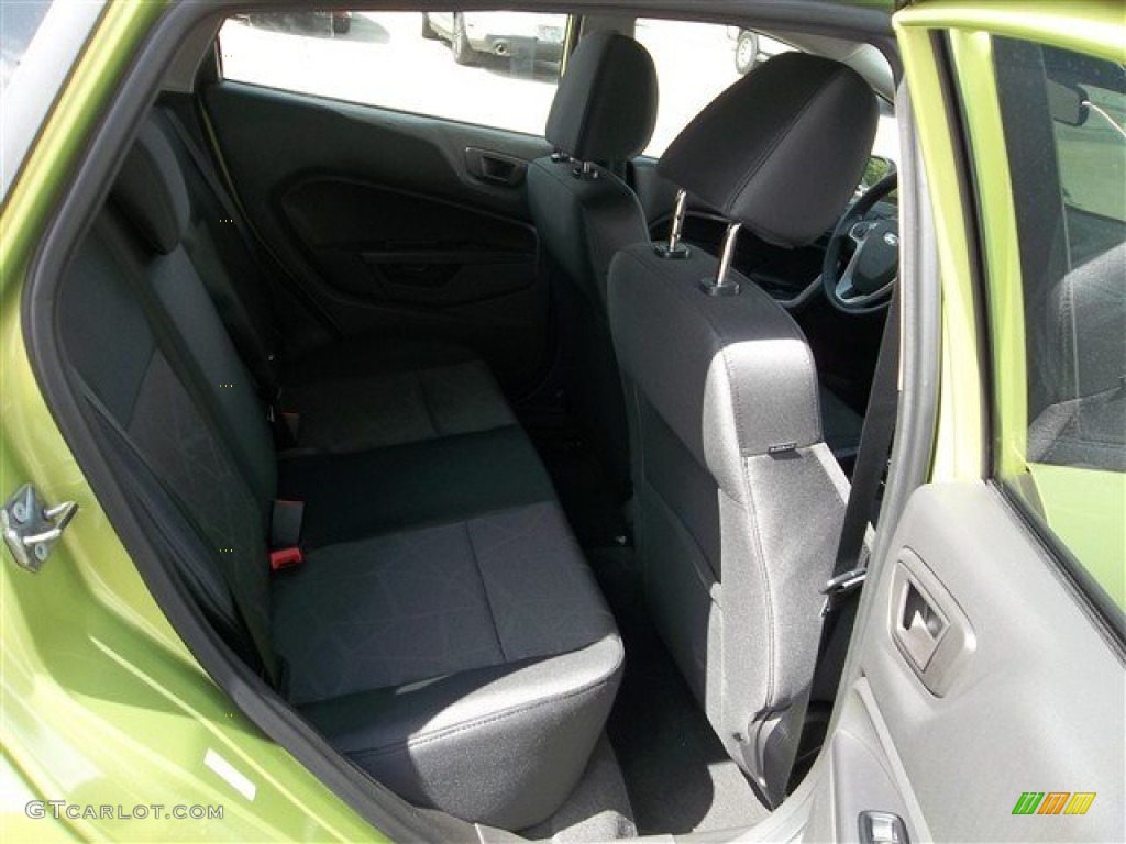 2013 Fiesta SE Hatchback - Lime Squeeze / Charcoal Black photo #23