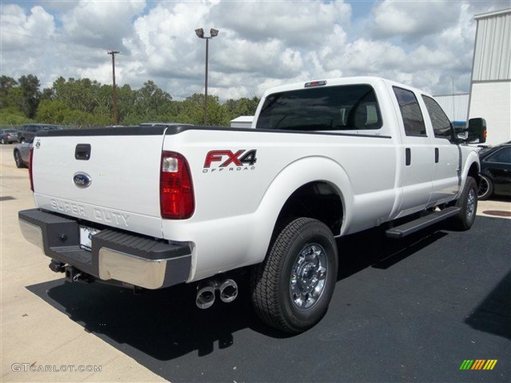 2012 F350 Super Duty XLT Crew Cab 4x4 - Oxford White / Steel photo #7